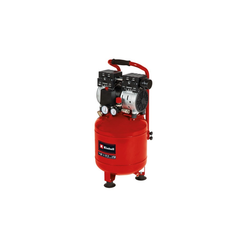Einhell Kompressor TE-AC 24 Silent(rot/schwarz, 750 Watt)