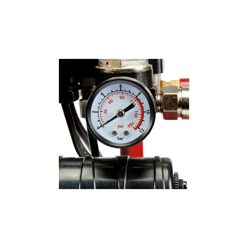 Einhell Kompressor TE-AC 6 Silent(rot/schwarz, 550 Watt)