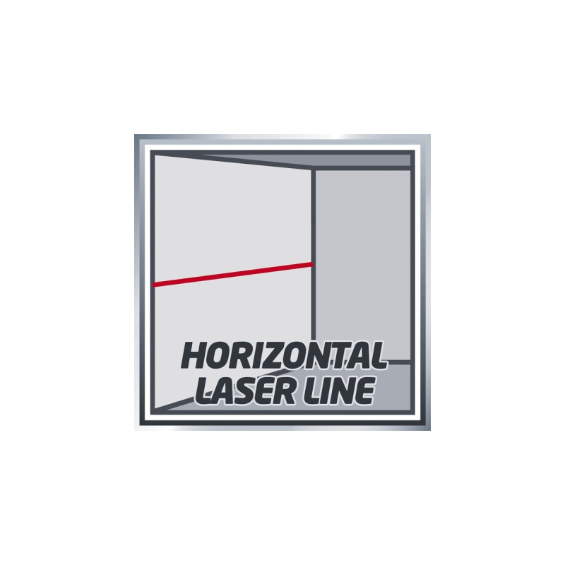 Einhell Kreuzlinienlaser TC-LL 2(schwarz/rot, rote Laserlinien)
