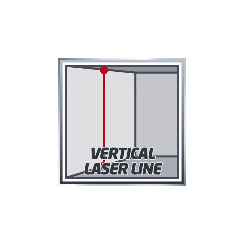 Einhell Kreuzlinienlaser TC-LL 2(schwarz/rot, rote Laserlinien)