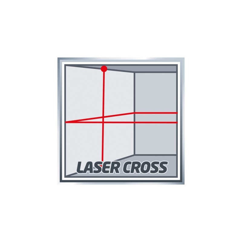 Einhell Kreuzlinienlaser TE-LL 360(schwarz/rot, rote Laserlinien)
