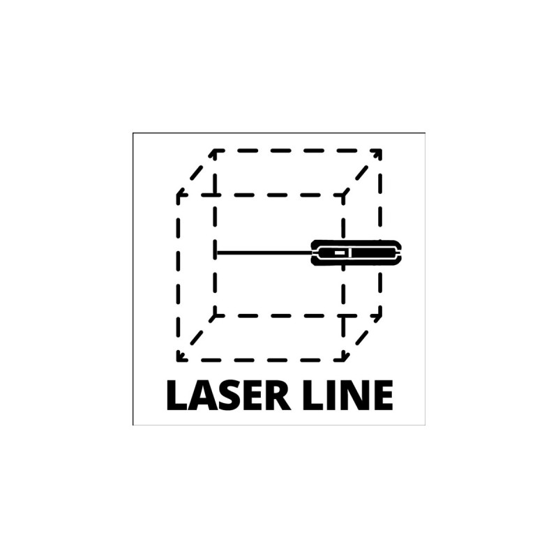 Einhell Lasernivelliergerät TC-LL 1, Linienlaser(schwarz/rot, rote Laserlinie, mit Wasserwaage)