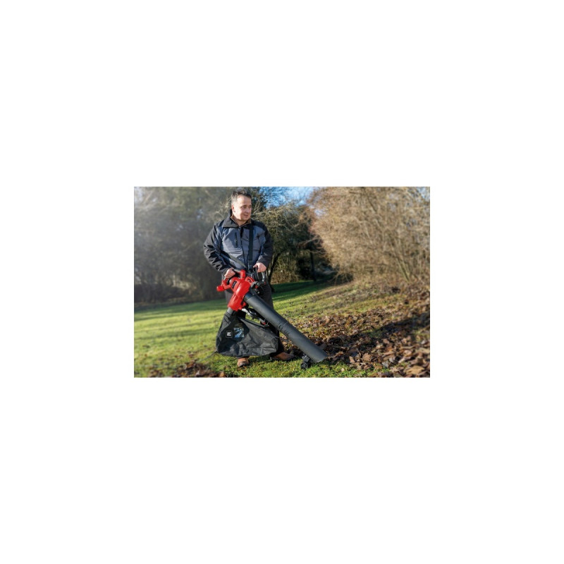 Einhell Laubsauger/Laubbläser GC-EL 3000 E(rot/schwarz, 3.000 Watt)