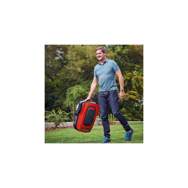 Einhell Mähroboter FREELEXO 1200 LCD BT(rot/schwarz, Li-Ion Akku 5,2Ah)