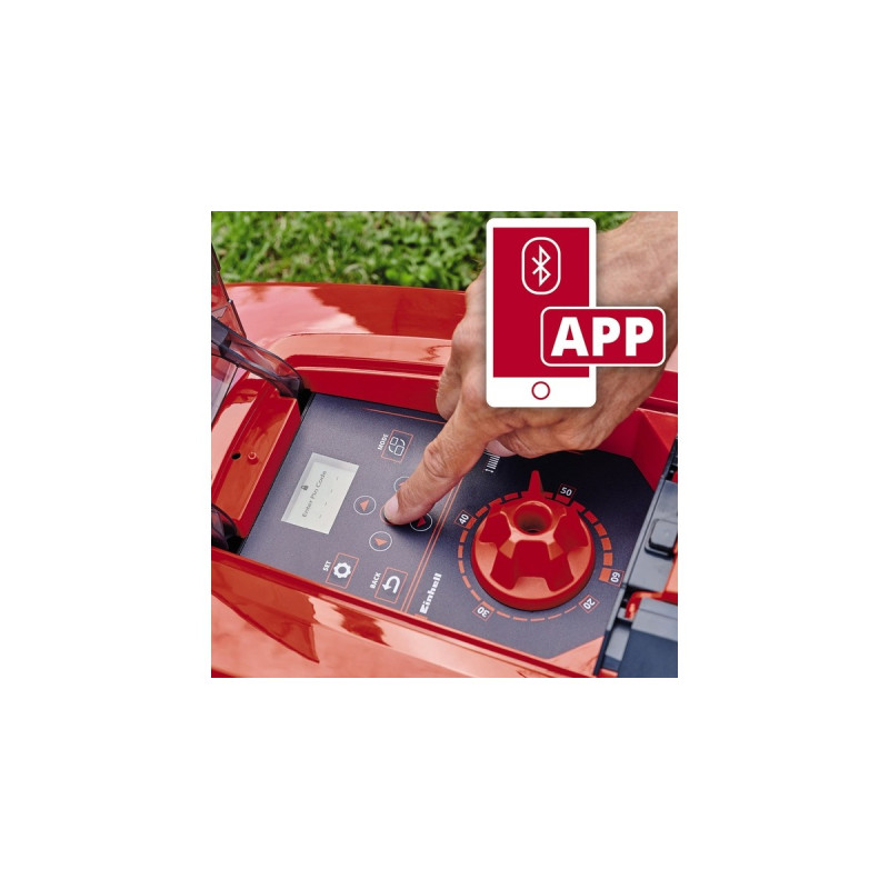 Einhell Mähroboter FREELEXO 750 LCD BT+, 18Volt(rot/schwarz, Li-Ion Akku 3,0Ah)