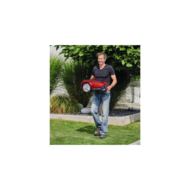 Einhell Mähroboter FREELEXO 750 LCD BT+, 18Volt(rot/schwarz, Li-Ion Akku 3,0Ah)