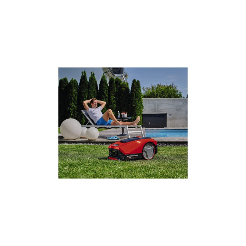 Einhell Mähroboter FREELEXO 750 LCD BT+, 18Volt(rot/schwarz, Li-Ion Akku 3,0Ah)