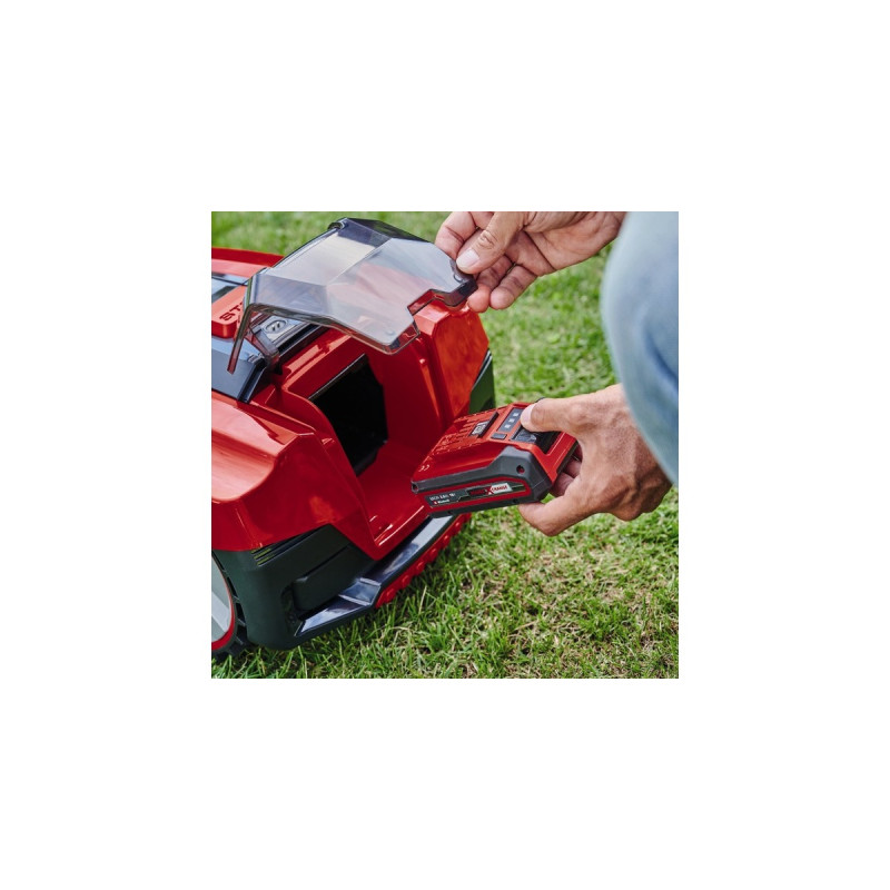 Einhell Mähroboter FREELEXO 750 LCD BT+, 18Volt(rot/schwarz, Li-Ion Akku 3,0Ah)