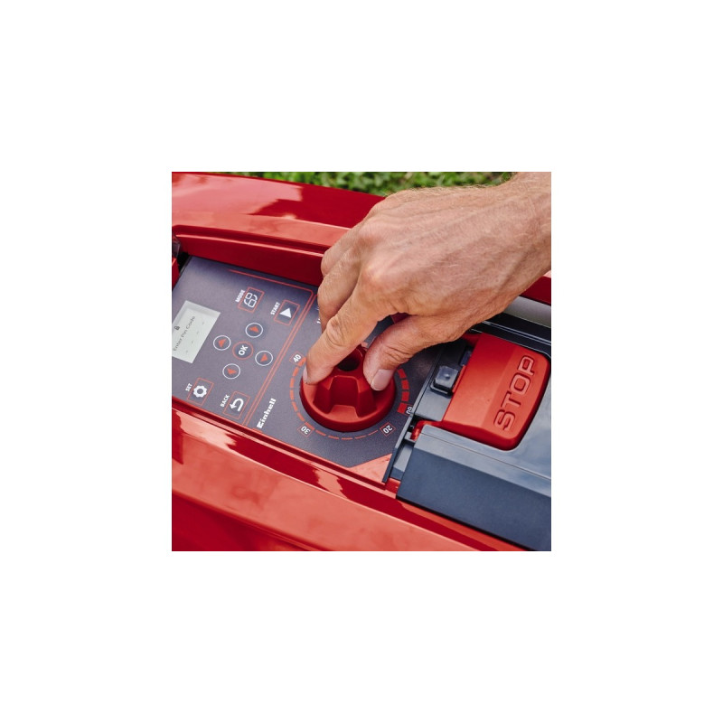 Einhell Mähroboter FREELEXO 750 LCD BT+, 18Volt(rot/schwarz, Li-Ion Akku 3,0Ah)