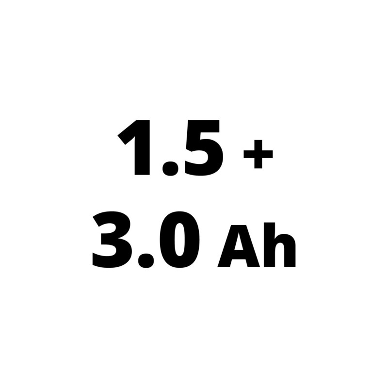 Einhell Maschinen-Set TC-TK 18 Li Kit, 18Volt, Werkzeug-Set(rot/schwarz, Akku-Bohrschrauber und Akku-Winkelschleifer, 2x Li-Ion-Akku)