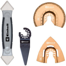 Einhell Multi-Tool-Set Fliesen, 4-teilig, Schleifscheibe(für Multifunktionswerkzeuge)