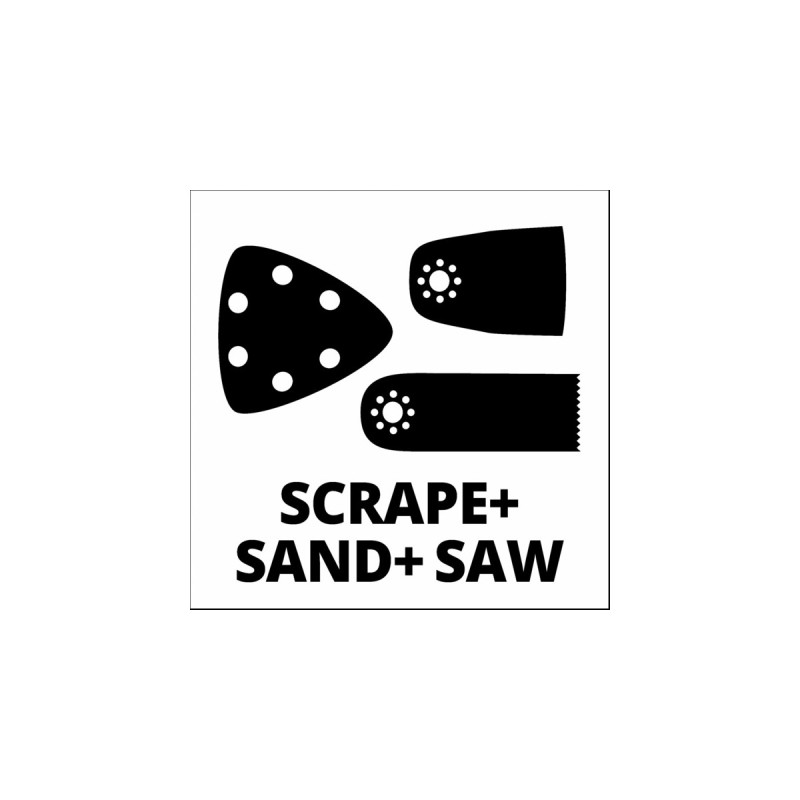 Einhell Multifunktions-Werkzeug TE-MG 200 CE(rot/schwarz, 200 Watt)