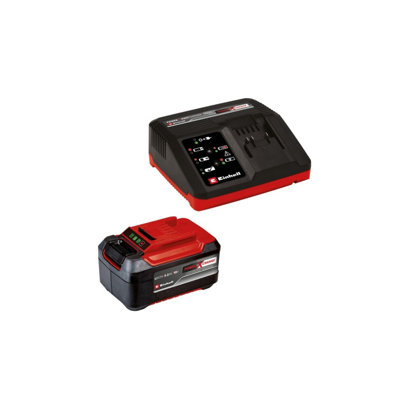 Einhell PXC-Starter-Kit 5,2Ah & 4A Fastcharger, Set(schwarz)