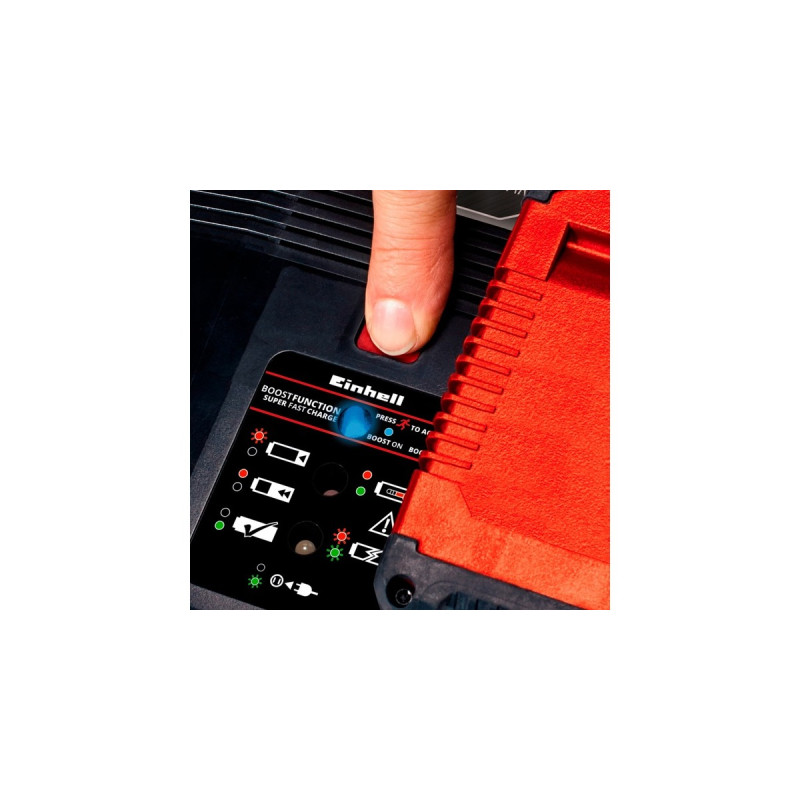 Einhell Power-X-Boostcharger 6 A, Ladegerät(schwarz/rot)