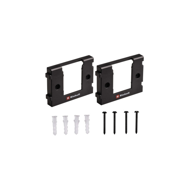 Einhell Power X-Change Akku-Wandhalterung(schwarz, 2 Stück)