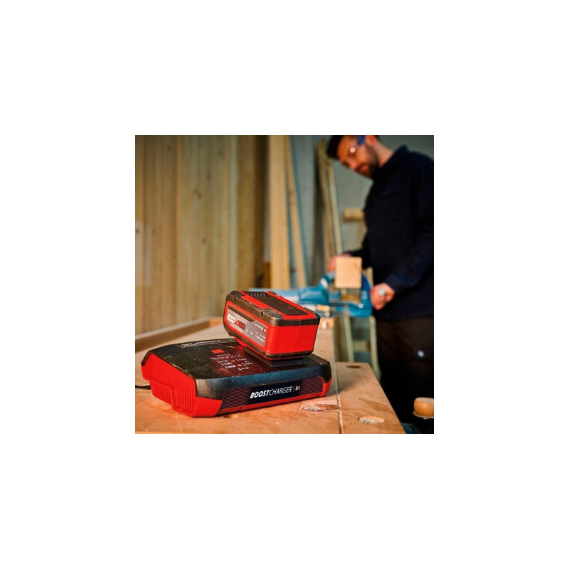 Einhell Power-X-Change Ladegerät Power X-Boostcharger 8A(schwarz/rot)