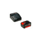 Einhell Power-X-Change Starter-Kit 18Volt 4Ah, Ladegerät(schwarz/rot, Akku + Ladegerät)