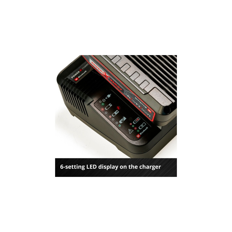 Einhell Power-X-Change Starter-Kit 18Volt 4Ah, Ladegerät(schwarz/rot, Akku + Ladegerät)