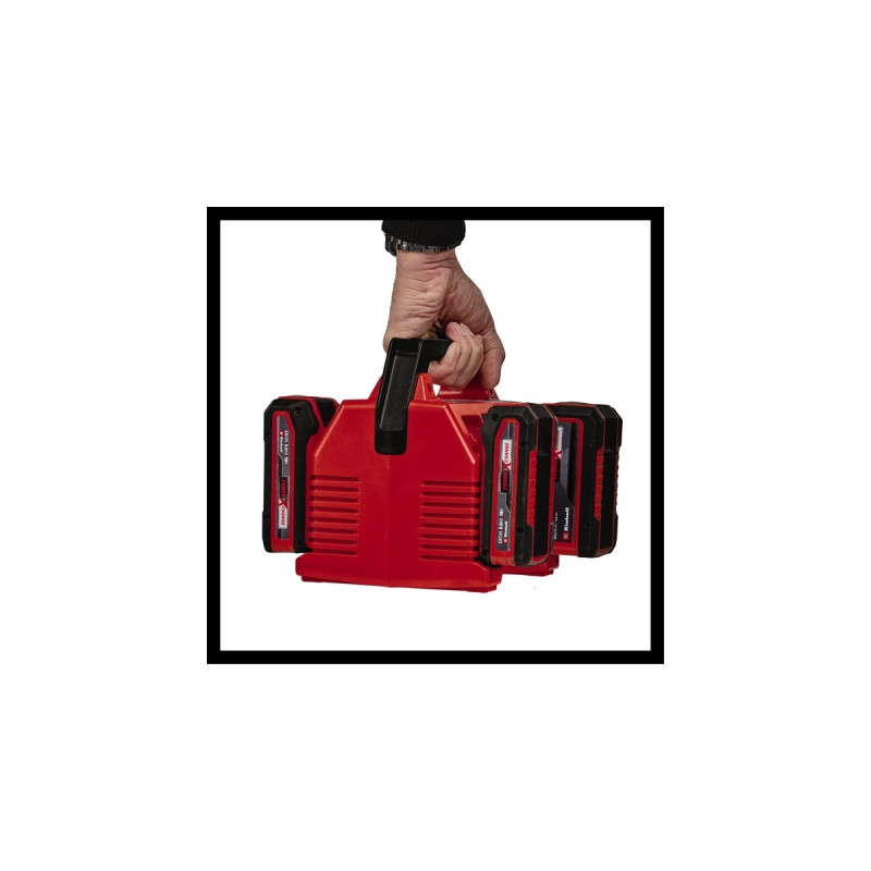 Einhell Power X-Quattrocharger 4A, Ladegerät(rot)