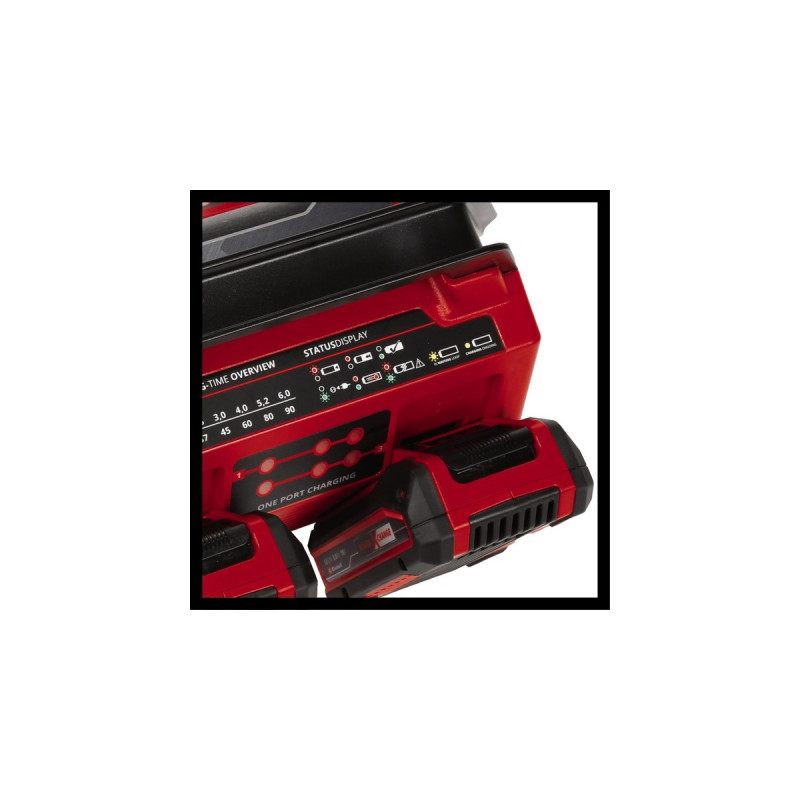 Einhell Power X-Quattrocharger 4A, Ladegerät(rot)