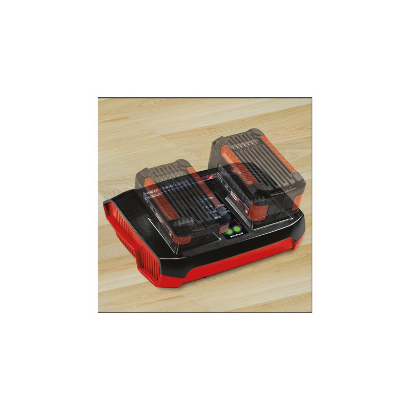 Einhell Power-X-Twincharger 3 A, Ladegerät(schwarz/rot)