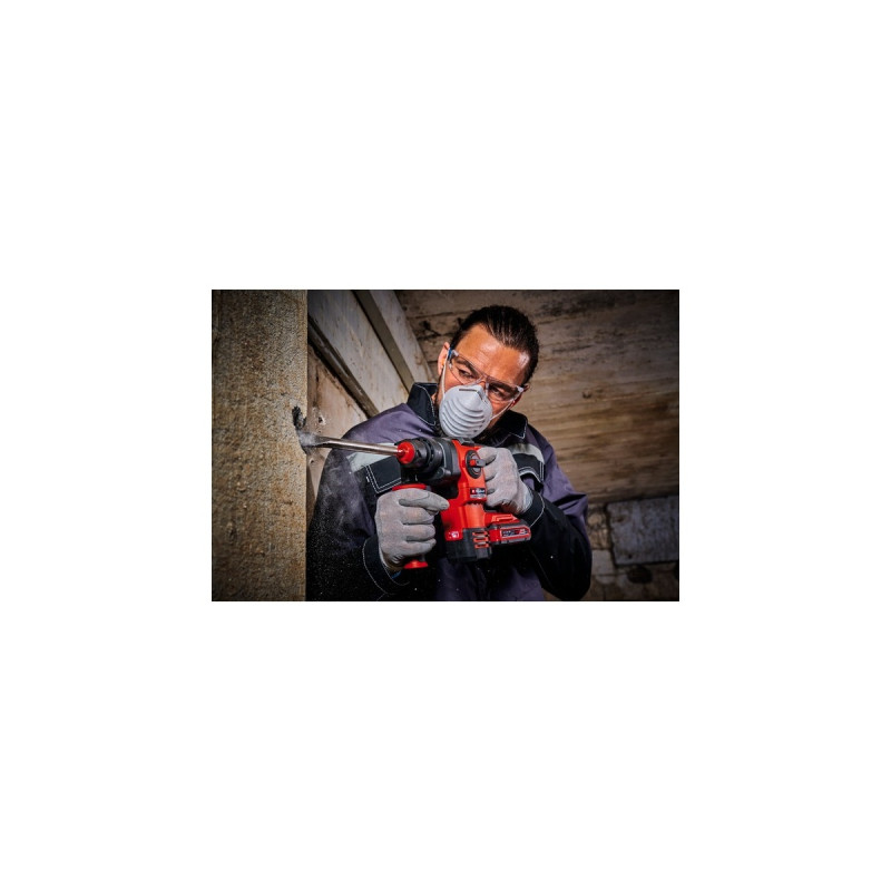 Einhell Professional Akku-Bohrhammer HEROCCO, 18Volt(rot/schwarz, ohne Akku und Ladegerät)