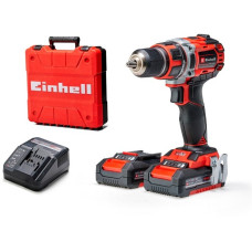 Einhell Professional Akku-Bohrschrauber TE-CD 18/50 Li BL, 18Volt(rot/schwarz, 2x Li-Ionen Akku 2,0Ah)