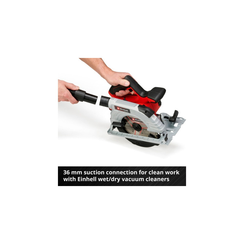 Einhell Professional Akku-Handkreissäge TE-CS 18/190 Li BL - Solo, 18Volt(rot/schwarz, ohne Akku und Ladegerät)