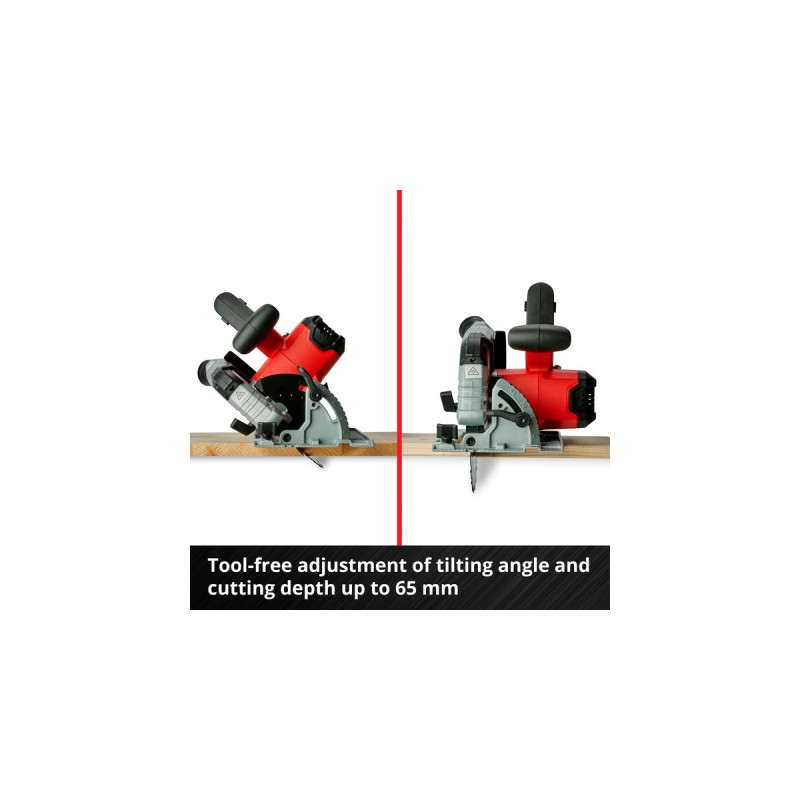 Einhell Professional Akku-Handkreissäge TE-CS 18/190 Li BL - Solo, 18Volt(rot/schwarz, ohne Akku und Ladegerät)