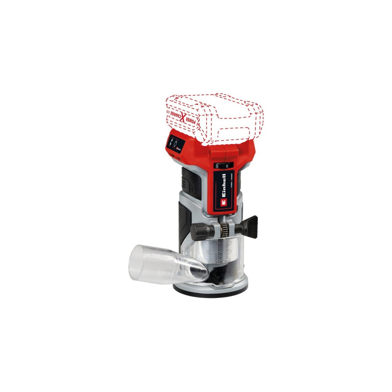 Einhell Professional Akku-Kantenfräse TP-ET 18 Li BL - Solo, 18Volt, Oberfräse(ohne Akku und Ladegerät)