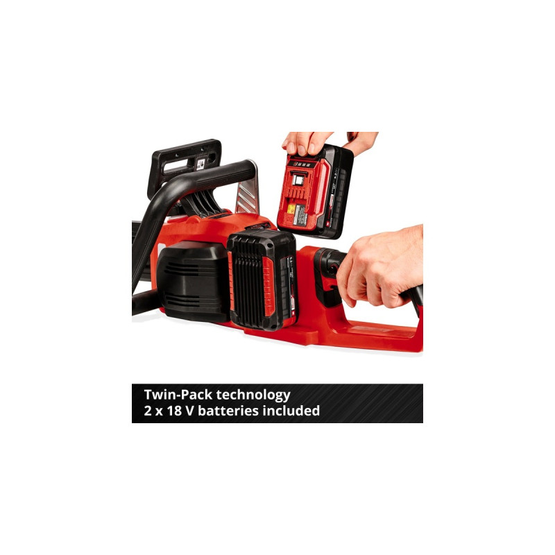 Einhell Professional Akku-Kettensäge GE-LC 36/35 Li - Solo, 36Volt (2x18V), Elektro-Kettensäge(rot/schwarz, ohne Akku und Ladegerät)