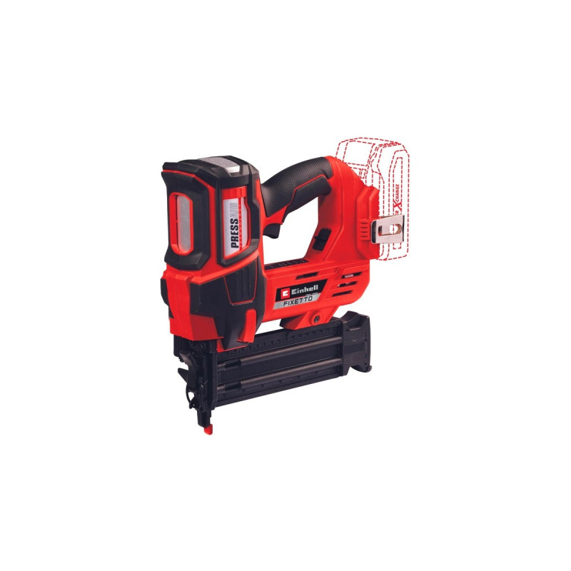 Einhell Professional Akku-Nagler FIXETTO 18/50 N - Solo, 18Volt(rot/schwarz, ohne Akku und Ladegerät)