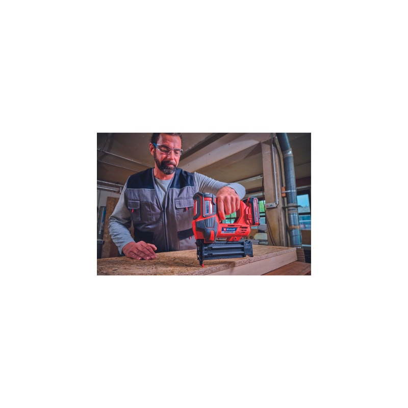 Einhell Professional Akku-Nagler FIXETTO 18/50 N - Solo, 18Volt(rot/schwarz, ohne Akku und Ladegerät)