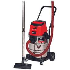 Einhell Professional Akku-Nass-/Trockensauger TP-VC 36/30 S Auto - Solo, 36Volt (2x18V)(rot/edelstahl, ohne Akku und Ladegerät)