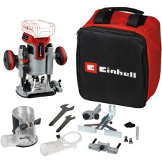 Einhell Professional Akku-Oberfräse und -Kantenfräse TP-RO 18 Set Li BL - Solo(rot, ohne Akku und Ladegerät)
