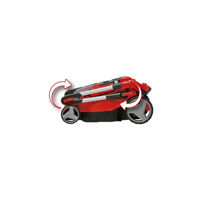 Einhell Professional Akku-Rasenmäher GE-CM 36/41 Li - Solo, 36Volt (2x18V)(rot/schwarz, ohne Akku und Ladegerät)