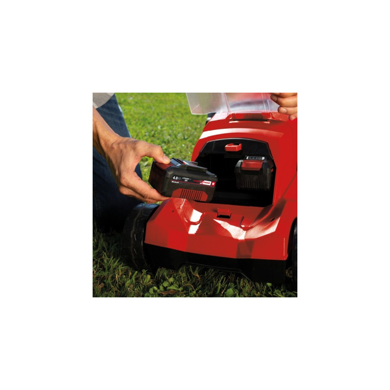 Einhell Professional Akku-Rasenmäher GE-CM 36/41 Li - Solo, 36Volt (2x18V)(rot/schwarz, ohne Akku und Ladegerät)