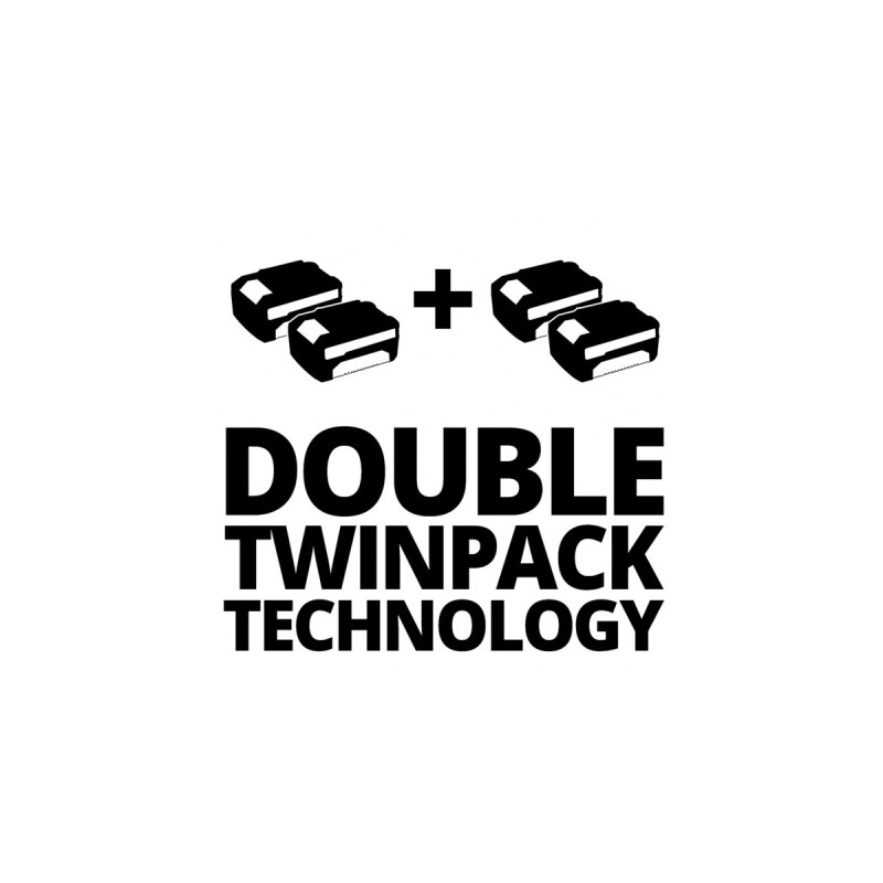 Einhell Professional Akku-Rasenmäher GE-CM 36/47 S HW Li, 36Volt (2x18Volt)(rot/schwarz, 4x Li-Ionen Akku 4,0Ah, mit Hinterradantrieb)