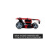 Einhell Professional Akku-Rasenmäher GE-CM 36/47 S HW Li, 36Volt (2x18Volt)(rot/schwarz, 4x Li-Ionen Akku 4,0Ah, mit Hinterradantrieb)