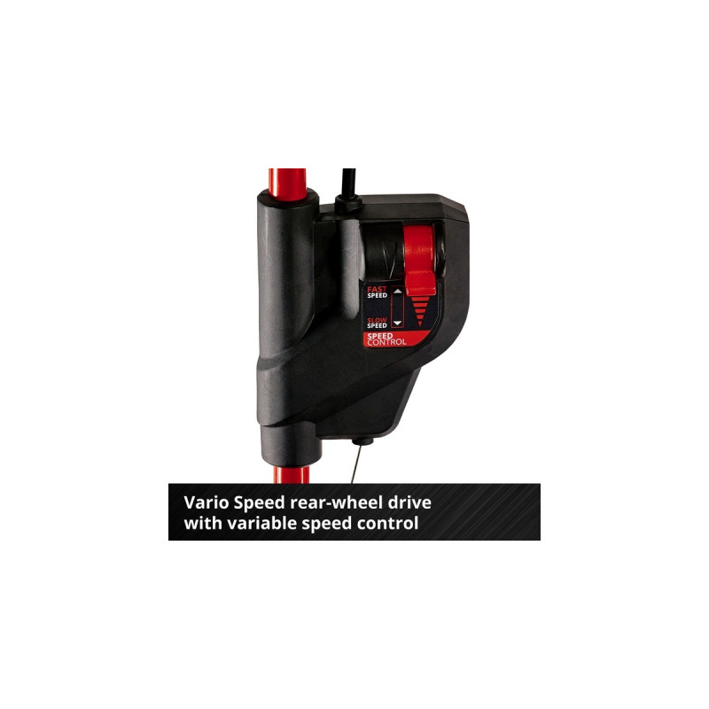 Einhell Professional Akku-Rasenmäher GE-CM 36/47 S HW Li, 36Volt (2x18Volt)(rot/schwarz, 4x Li-Ionen Akku 4,0Ah, mit Hinterradantrieb)