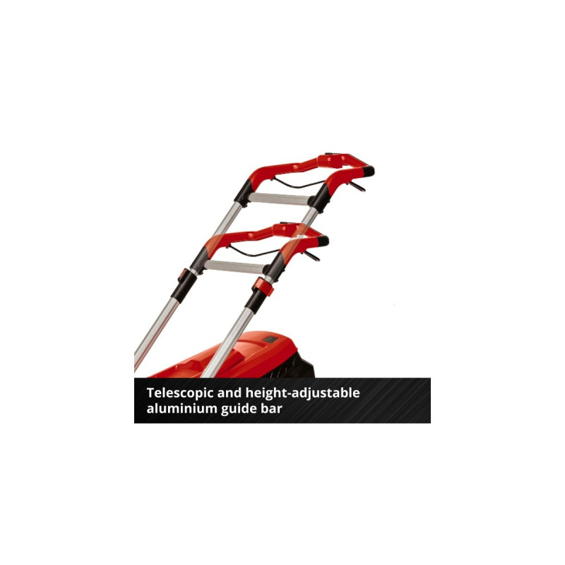 Einhell Professional Akku-Rasenmäher RASARRO 36/38, 36Volt (2x18V)(rot/schwarz, 2x Li-Ionen Akku 4,0Ah)