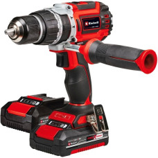 Einhell Professional Akku-Schlagbohrschrauber TP-CD 18/60 Li- i BL +39(rot/schwarz, 2x Li-Ion Akku 2,0Ah, Koffer, 39-teiliges Bit- und Bohrer-Set)