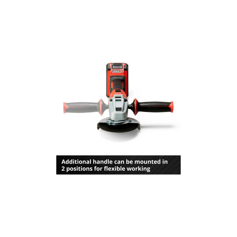 Einhell Professional Akku-Winkelschleifer AXXIO 18/125 Q, 18Volt(rot/schwarz, ohne Akku und Ladegerät)