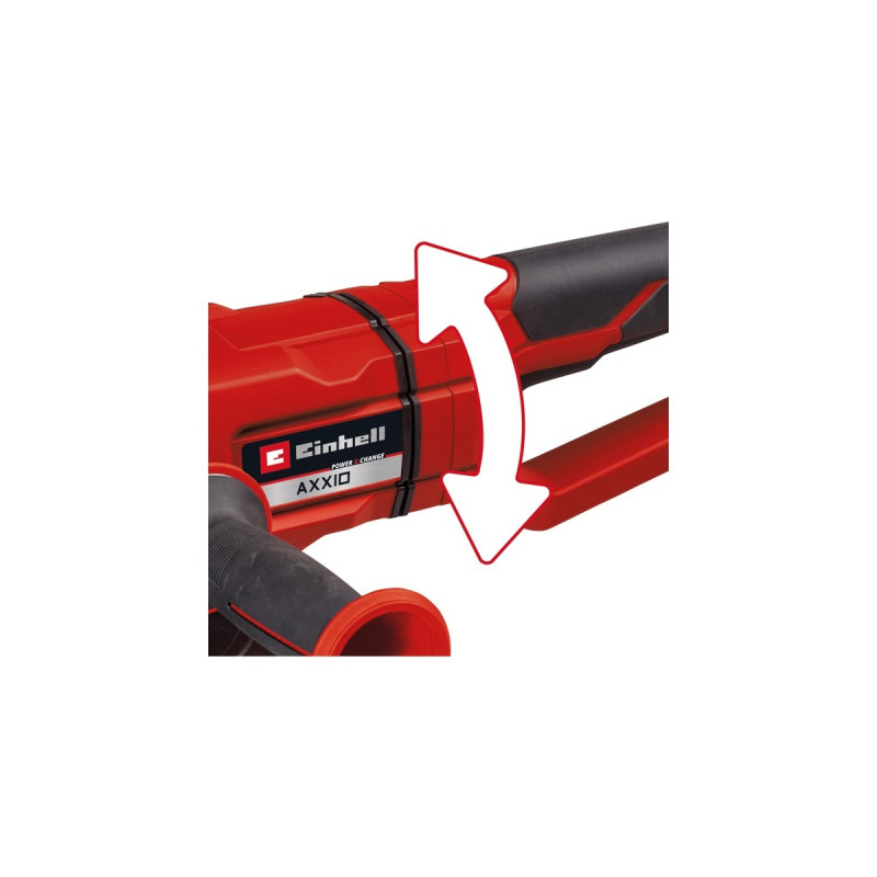 Einhell Professional Akku-Winkelschleifer AXXIO 36/230 Q, 36Volt (2x18V)(rot/schwarz, ohne Akku und Ladegerät)