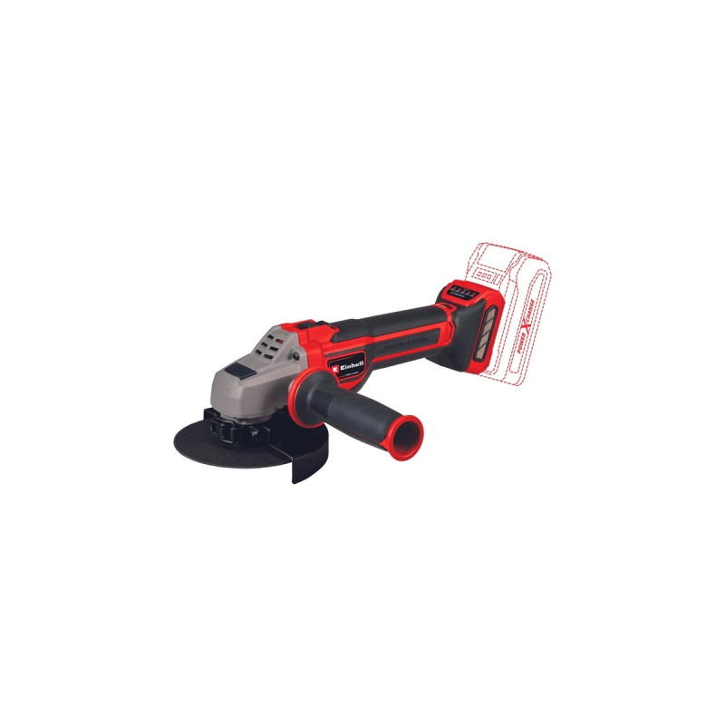 Einhell Professional Akku-Winkelschleifer TP-AG 18/125 CE Q Li - Solo, 18Volt(rot/schwarz, ohne Akku und Ladegerät)
