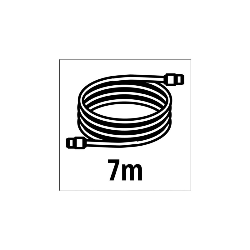 Einhell Pumpen-Saugschlauch Kunststoff(schwarz, 7 Meter)