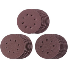 Einhell Q-Stick Schleifblatt-Set Ø 125mm, K60 /120 /180(25-teiliges Spar-Pack)