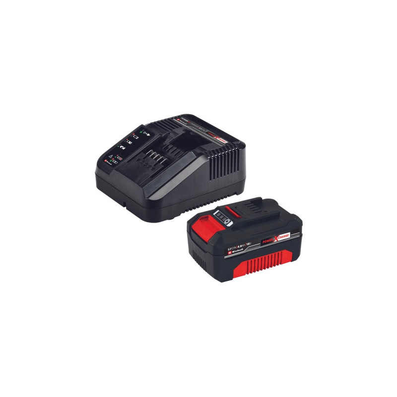 Einhell Rasenmäher-Rasentrimmer-Set GE-CM 18/33 Li, 18Volt(rot/schwarz, Li-Ionen Akku 4,0Ah)