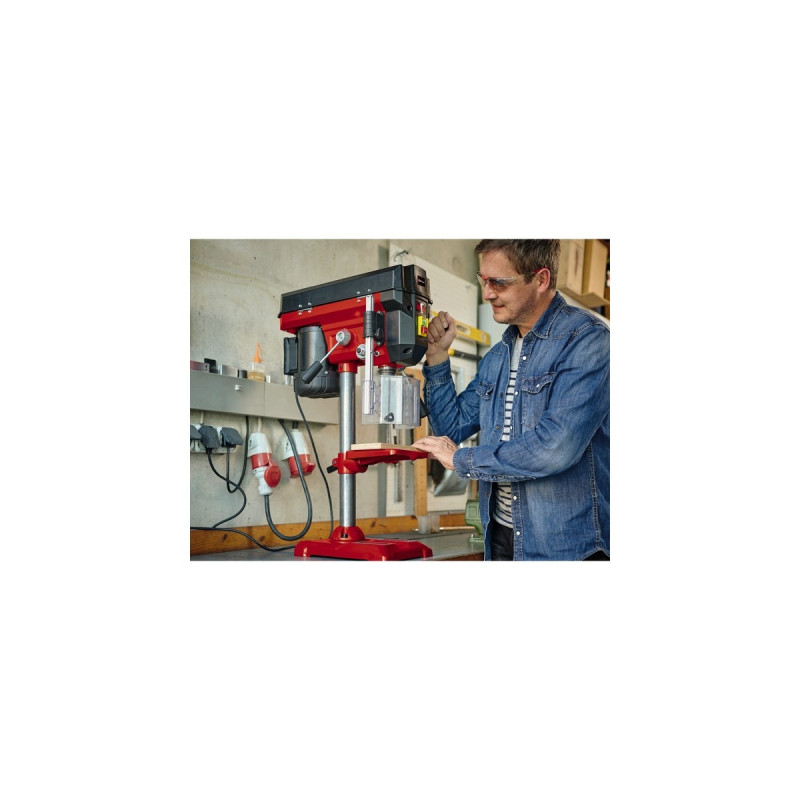 Einhell Säulenbohrmaschine TE-BD 550 E(rot/schwarz, 450 Watt)