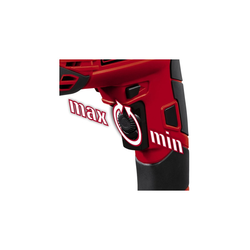 Einhell Schlagbohrmaschinen-Set TC-ID 1000 E Kit(rot/schwarz, 1.010 Watt, Werkzeugtasche, 16-teiliges Bohrer-Set)